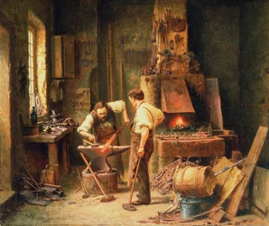 Die Schmiede, 1836